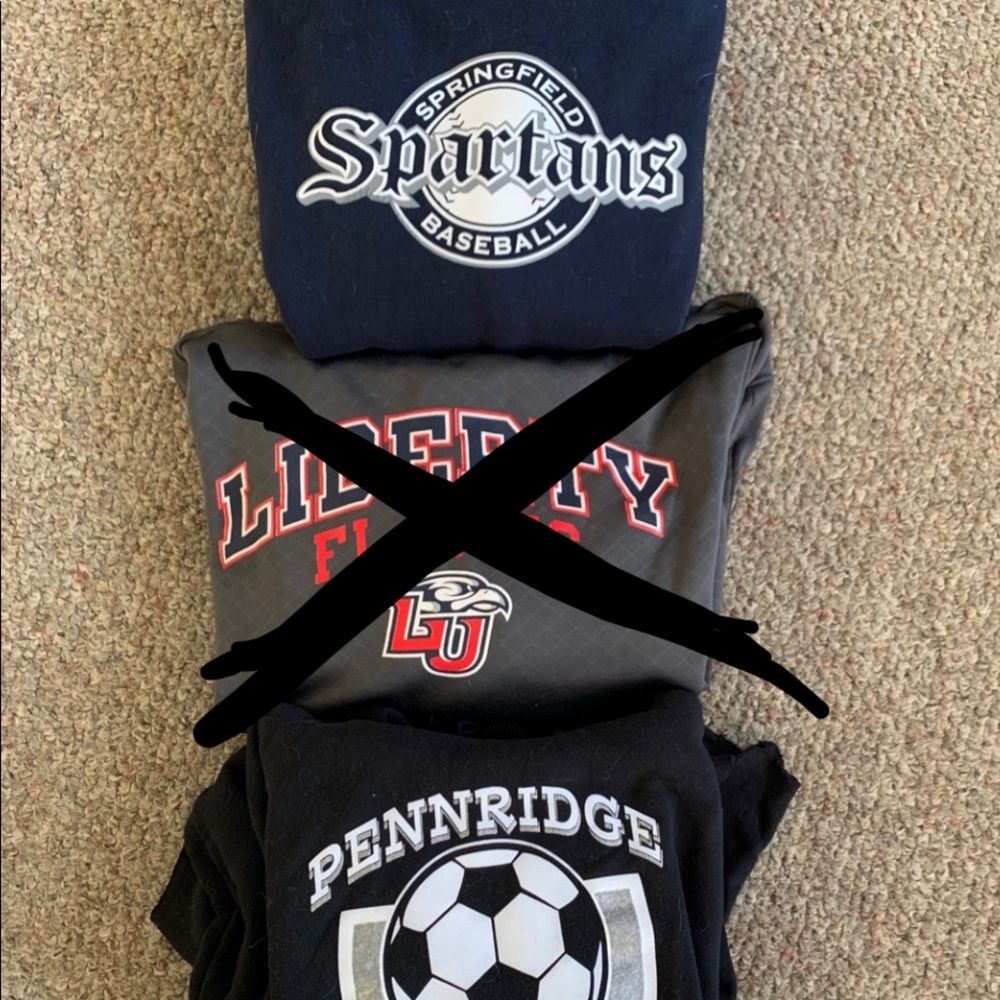 bundle college and high school sweatshirt hoodie